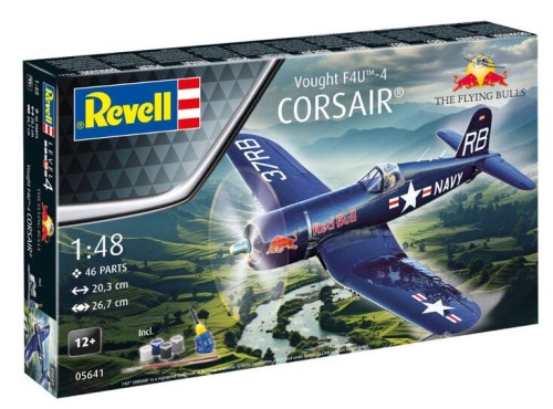 REVELL 05641 Vought F4U-4 Corsair - Flying Bulls 25th Anniversary Gift Set