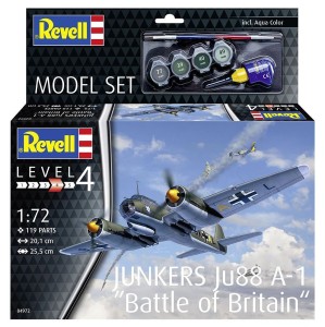 REVELL 64972 Junkers Ju 88 A-1 'Battle Of Britain' Model Set