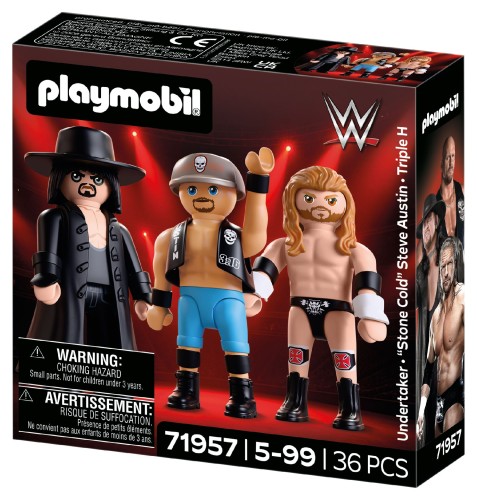 PLAYMOBIL 71957 WWE Wielopak Attitude Era