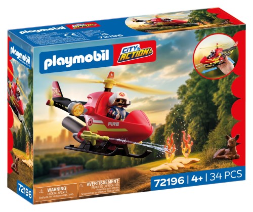 PLAYMOBIL 72196 CITY ACTION Śmigłowiec straży pożarnej