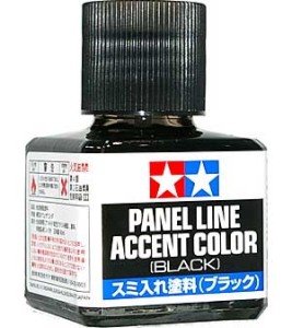 TAMIYA 87131 Panel Line Accent Color Black 40 ml