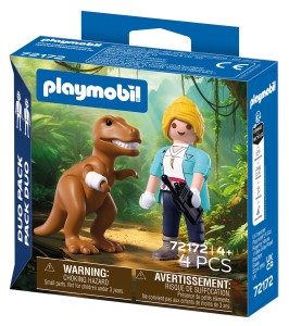 PLAYMOBIL DuoPack 72172 T-Rex z badaczem