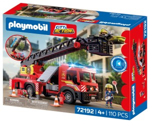 PLAYMOBIL City Action 72192 Wóz strażacki z drabiną