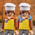 PLAYMOBIL City Action 72195 Quad straży pożarnej oraz stoisko z burgerami