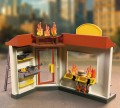PLAYMOBIL City Action 72195 Quad straży pożarnej oraz stoisko z burgerami