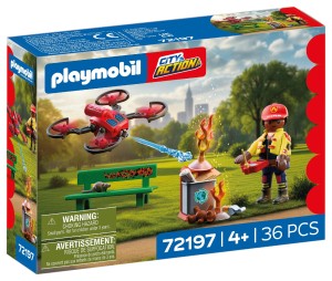 PLAYMOBIL City Action 72197 Strażacki dron gaśniczy