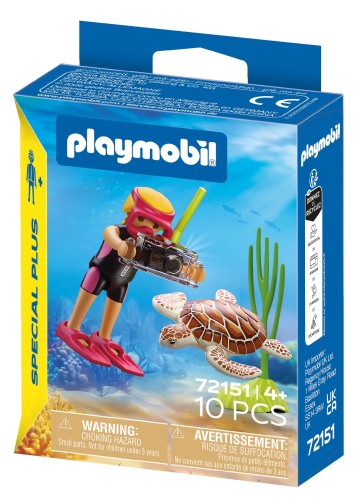PLAYMOBIL 72151 Nurek z żółwiem
