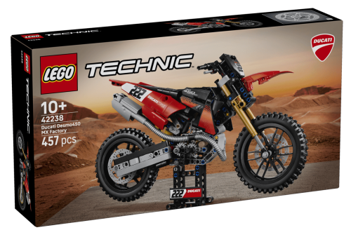 LEGO Technic 42238 Motocykl Ducati Desmo450 MX Factory