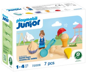 PLAYMOBIL 72006 JUNIOR: Lodziarnia z piasku