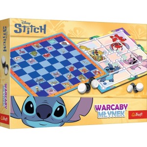 Trefl - Warcaby i Młynek Lilo&Stitch