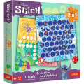 Trefl - 2w1 Chińczyk / Węże i drabiny Lilo&Stitch