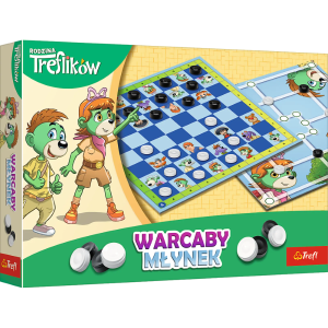 Trefl - Warcaby i młynek Rodzina Treflików