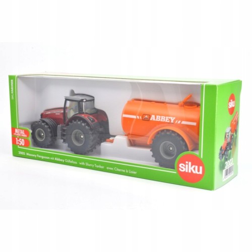 SIKU S2003 Traktor Massey Ferguson z cysterną