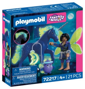 PLAYMOBIL Fantasy&Magic 72217 Kolekcjonerski jednorożec Moonlight z wróżką