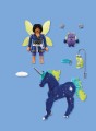 PLAYMOBIL Fantasy&Magic 72217 Kolekcjonerski jednorożec Moonlight z wróżką