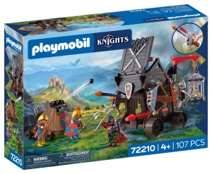 PLAYMOBIL 72210 Knights Wieża szturmowa rycerzy herbu Smok