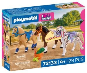 PLAYMOBIL 72133 I love Horses Trzy konie do kolekcjonowania