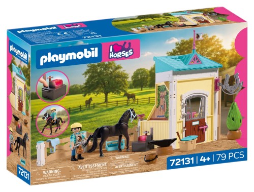 PLAYMOBIL 72131 I love Horses Mała stajnia z kowalem