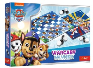 Trefl - Warcaby i młynek Psi Patrol