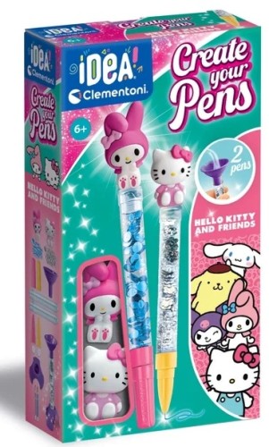Clementoni 18433 Mini Fabryka Długopisów Hello Kitty i Przyjaciele