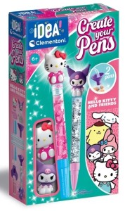 Clementoni 18432 Mini Fabryka Długopisów Hello Kitty i Przyjaciele