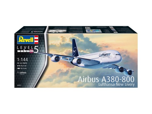 REVELL 03872 Airbus A380-800 Lufthansa New Livery