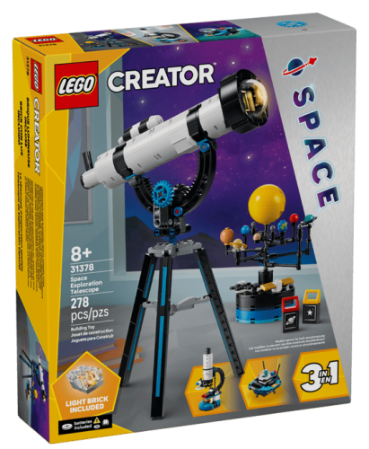 LEGO Creator 31378 Teleskop do odkrywania kosmosu 3w1