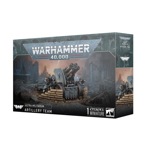 Warhammer 47-78 Astra Militarum KRIEG ARTILLERY TEAM