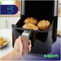 Frytkownica beztłuszczowa air fryer 4,5 l czarna MPM
