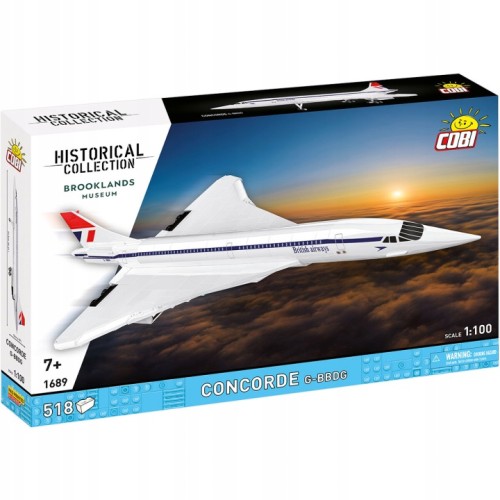 COBI 1689 HISTORICAL COLLECTION Concorde G-BBDG