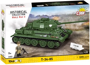 COBI 2683 HISTORICAL COLLECTION WWII - T34-85 (2in1 - PL and ZSRR)