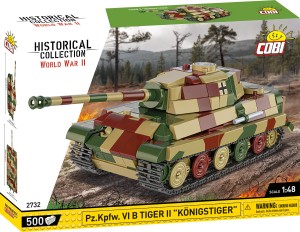 COBI 2732 HISTORICAL COLLECTION WWII - Pz.Kpfw.Vi B Tiger Ii Königstiger