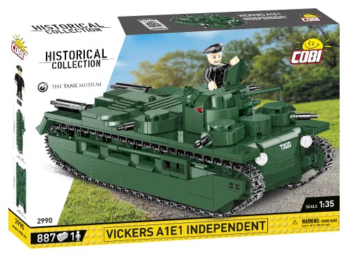 COBI 2990 HISTORICAL COLLECTION GREAT WAR - Vickers A1E1 Independent