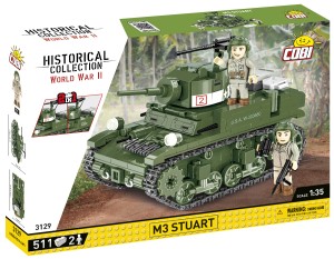 COBI 3129 HISTORICAL COLLECTION WWII - M3 Stuart