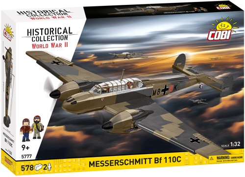 COBI 5777 HISTORICAL COLLECTION WWII - Messerschmitt Bf 110C