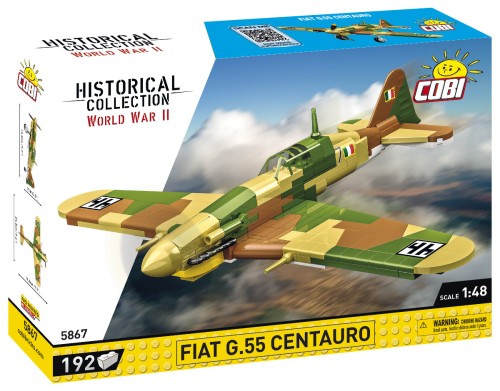 COBI 5867 HISTORICAL COLLECTION WWII - Fiat G.55 Centauro