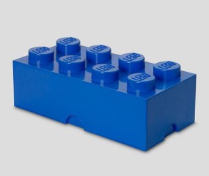 LEGO Pojemnik na klocki 8 niebieski