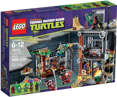 LEGO Turtles 79103 Atak na jaskinię żółwia 