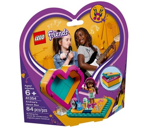 LEGO ® 41354 Pudełko w kształcie serca Andrei