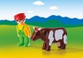  PLAYMOBIL 6972 Rolnik z krową