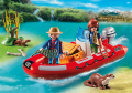 PLAYMOBIL 5559 Łódź pontonowa z kłusownikami