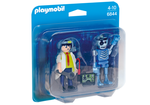PLAYMOBIL 6844 Duo Pack Profesor i robot