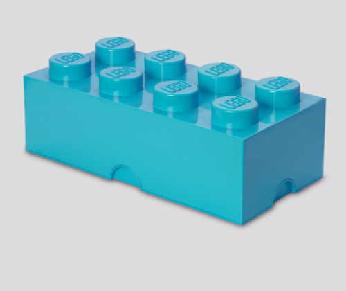  LEGO Pojemnik na klocki 8 pastelowy niebieski