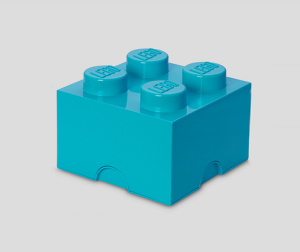 LEGO Pojemnik na klocki 4 pastelowy niebieski