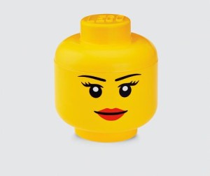 LEGO Pojemnik głowa dziewczynka rozmiar  S