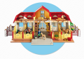 PLAYMOBIL 5221 Duża stadnina koni z boksami stajennymi
