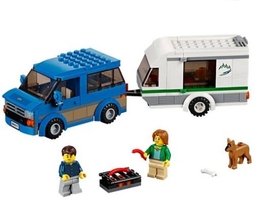 LEGO 60117 City Van z przyczepą