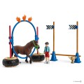 SCHLEICH 42482 Wyścig zręcznościowy dla kuców