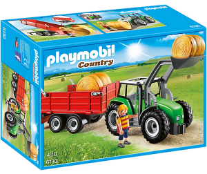 PLAYMOBIL 6130 Duży traktor z przyczepą