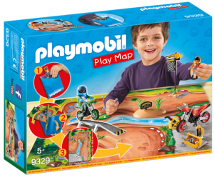 PLAYMOBIL 9329 Play Map Motocross